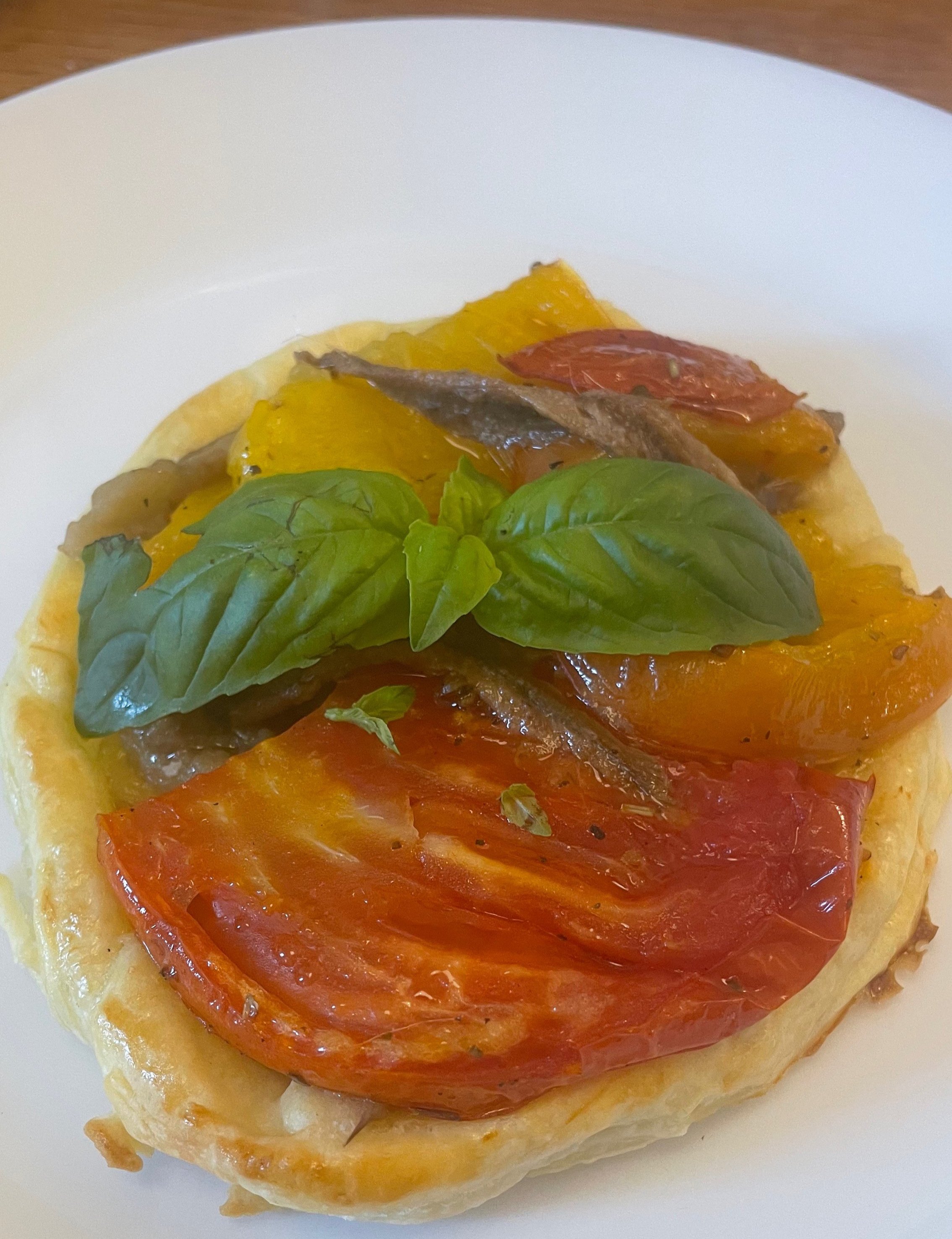 A tomato tart
