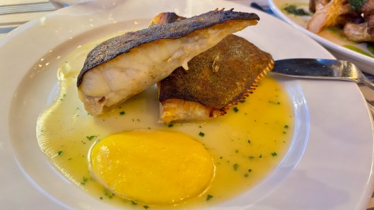 Turbot with beurre blanc at Salt House, Brighton