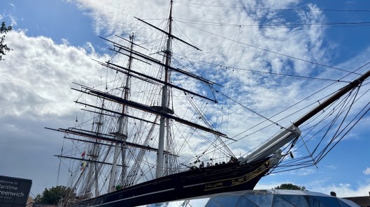 The Cutty Sark sailing ship at Greenwich